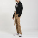 Sweat Crop Zip Up - Black - Femme