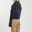 Sweat Crop Zip Up - Navy - Femme