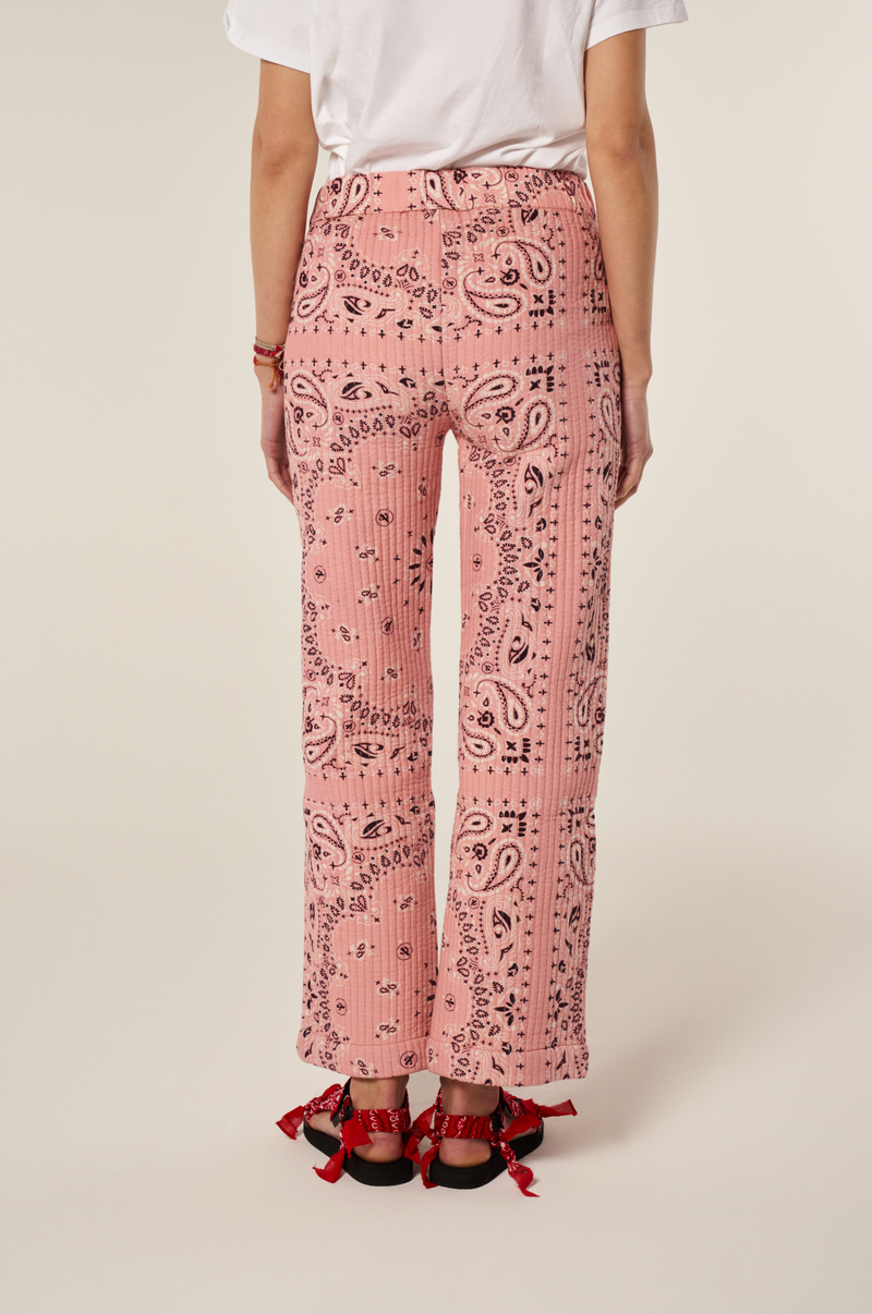 Pantalon Bandana - Rose