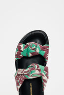 Claudie Pierlot - Chaussures Plates Ouvertes Andromede Bandana - Lagon