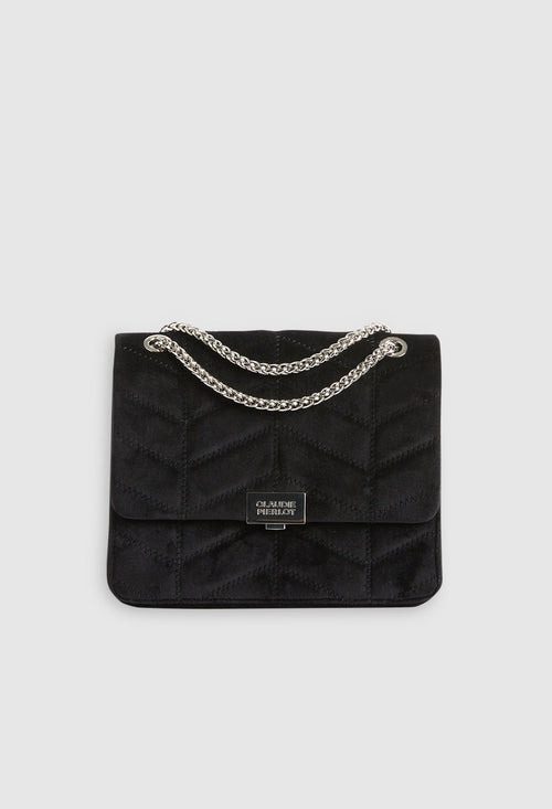 Claudie Pierlot - Sac Angela - Velours Noir