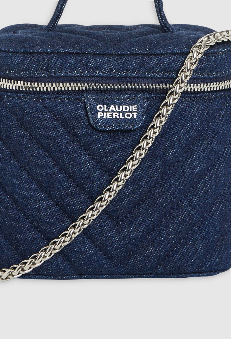 Claudie Pierlot - Sac Angela Vanity - Denim Foncé