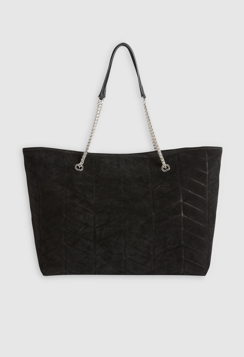 Claudie Pierlot - Angela Bag Cabas Suede - Black