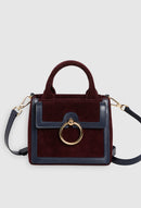 Claudie Pierlot - Mini bolso Anouck de pana - Burdeos