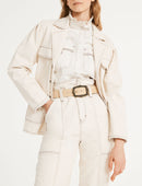 Claudie Pierlot - Blouson Venitienne - Ivoire