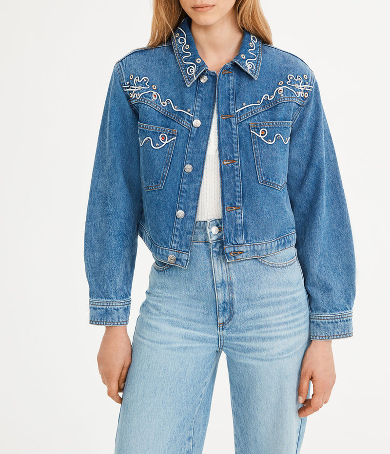 Claudie Pierlot - Blouson En Jean Veylater - Denim