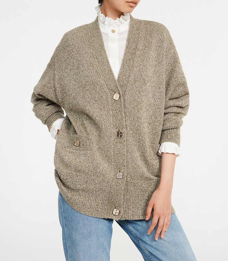 Claudie Pierlot - Mindy Cardigan - Khaki