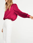 Claudie Pierlot - Blusa Cajou - Magenta