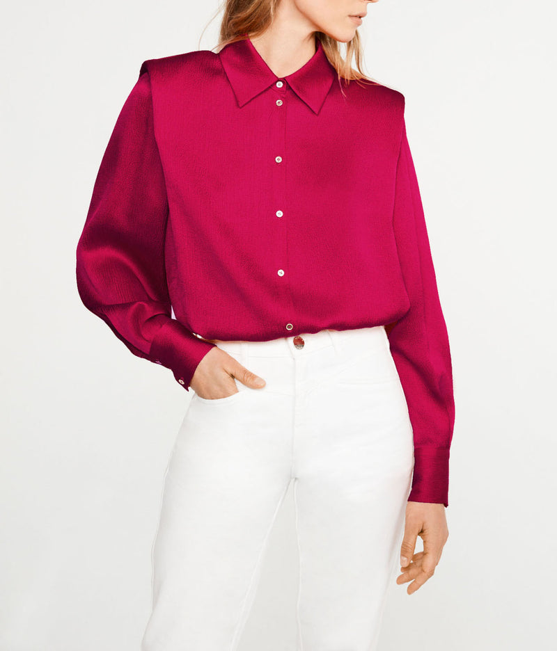 Claudie Pierlot - Blusa Cajou - Magenta