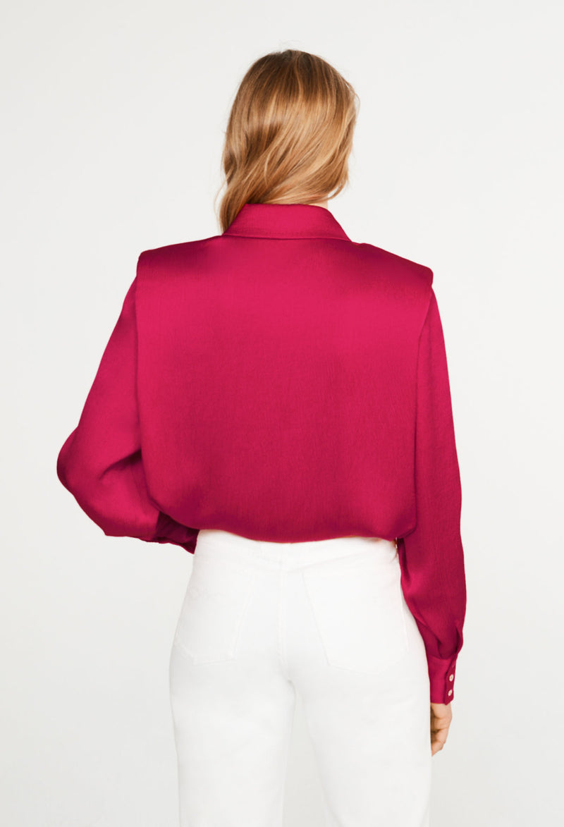 Claudie Pierlot - Blouse Cajou - Magenta