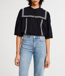 Claudie Pierlot - Blusa Cally - Azul marino