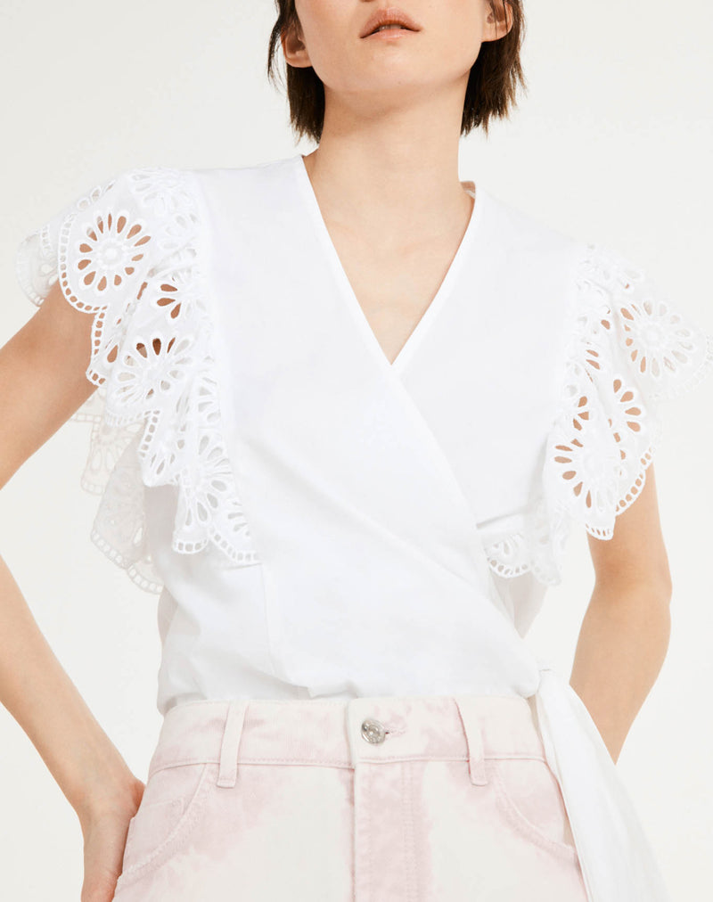 Claudie Pierlot - Top Campagne - Blanc