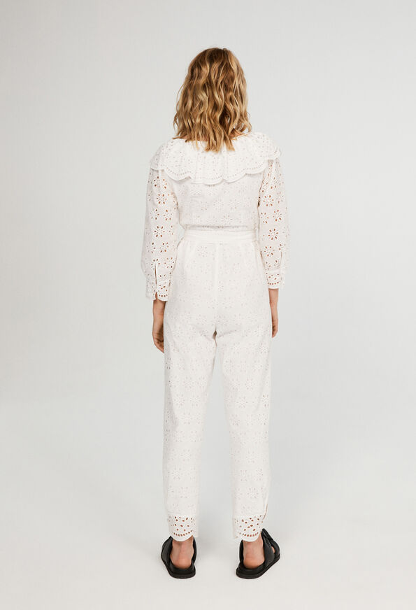 Claudie Pierlot - Jasmineter jumpsuit - Ecru