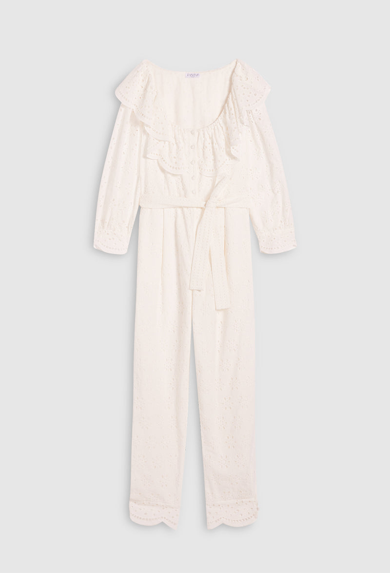 Claudie Pierlot - Jasmineter jumpsuit - Ecru