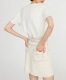 Claudie Pierlot - Siloh skirt - Ivory