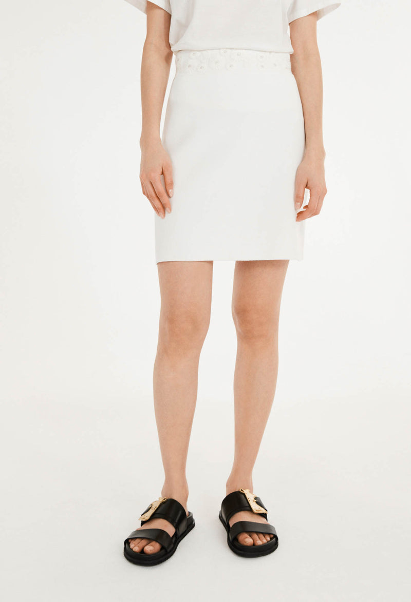 Claudie Pierlot - Mareini skirt - Ecru