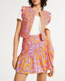 Claudie Pierlot - Falda Sisterbis - Print Fonce