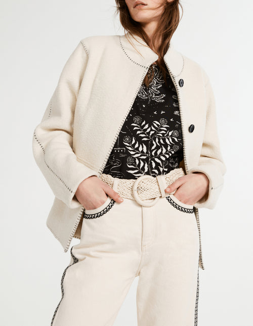 Claudie Pierlot - Genet Jacket - Ivory