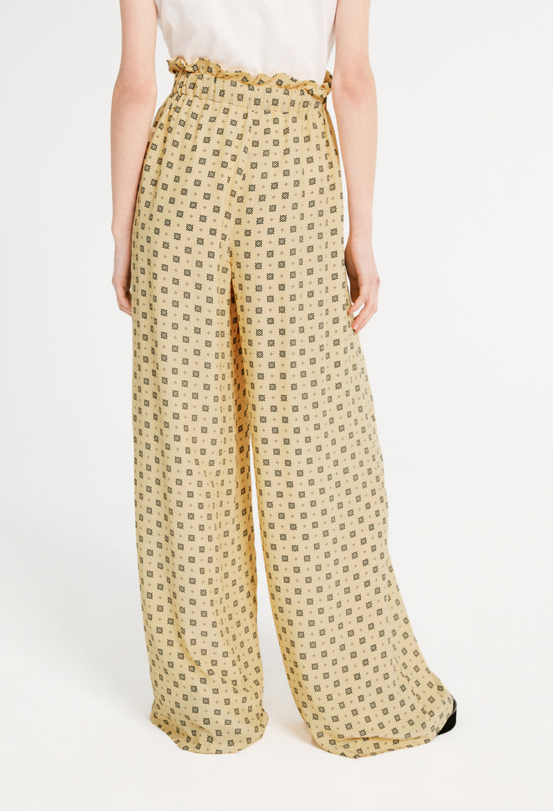 Claudie Pierlot - Pantalon Fluide Pantinprint - Print Clair