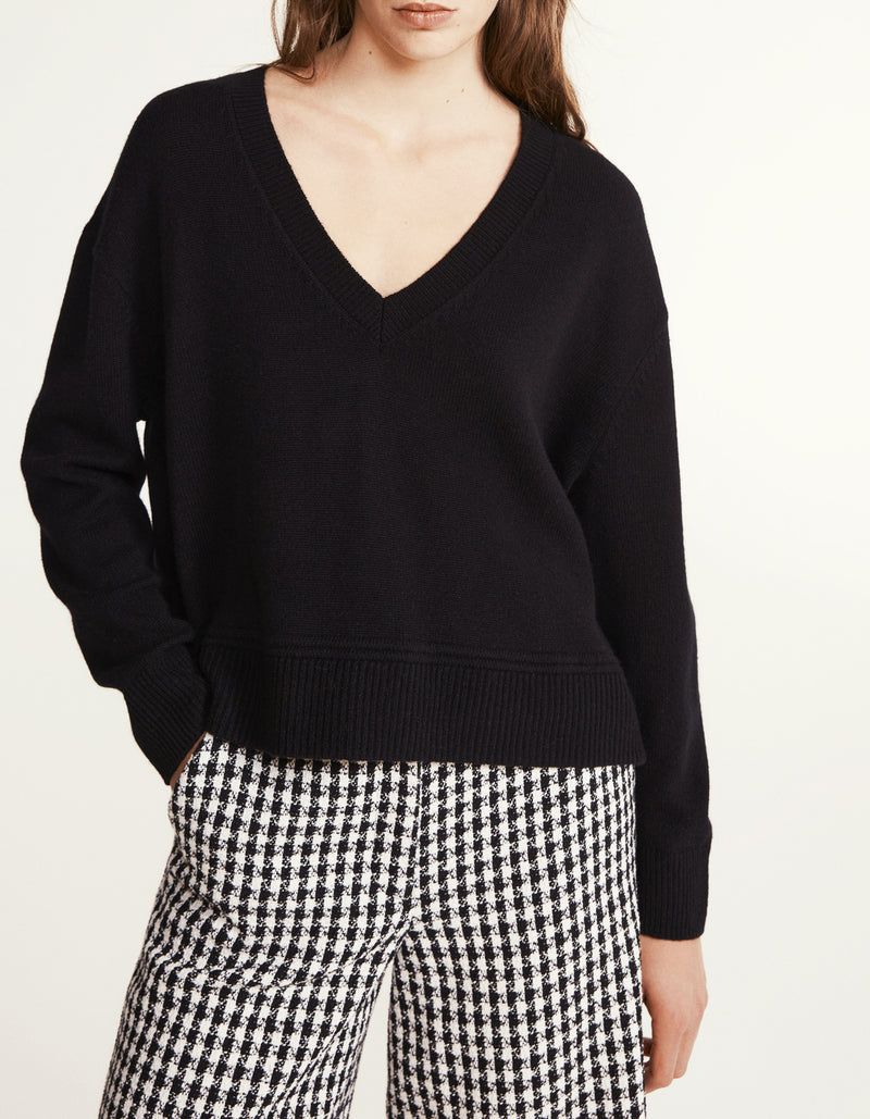 Claudie Pierlot - Pull Court Maiwenn - Noir