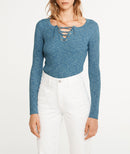 Claudie Pierlot - Jersey Mojo - Azul cielo