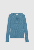 Claudie Pierlot - Jersey Mojo - Azul cielo