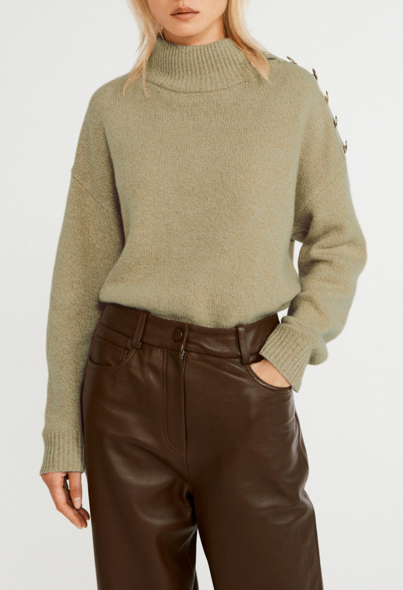 Claudie Pierlot - Jersey Malo - Camel