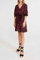 Claudie Pierlot - Roxanne Bis Wallet Dress - Dark Print