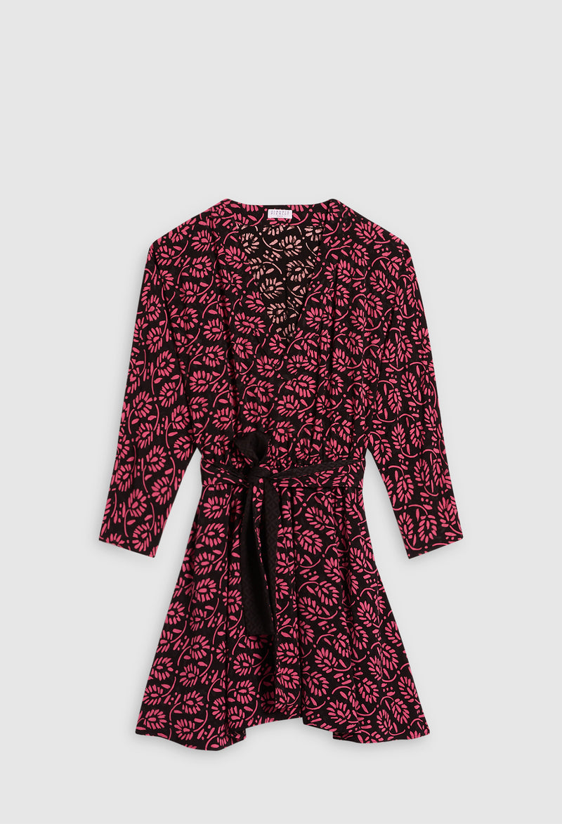 Claudie Pierlot - Roxanne Bis Wallet Dress - Dark Print