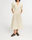 Claudie Pierlot - Vestido Rhita - Marfil