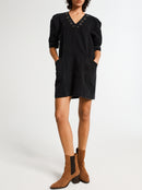 Claudie Pierlot - Vestido Roma Jean - Negro