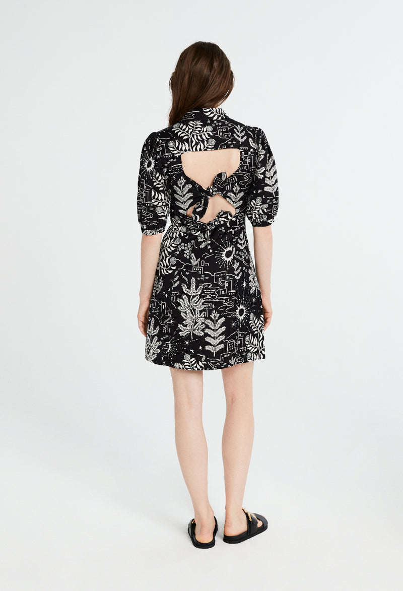 Claudie Pierlot - Robe Reflet - Print Fonce