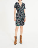 Claudie Pierlot - Vestido Rosace - Print Fonce