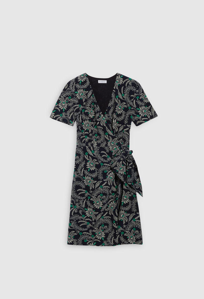 Claudie Pierlot - Riveramoop Wallet Dress - Print Foncé