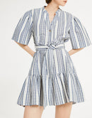 Claudie Pierlot - Dress En Lin Rafaela - Bicolore