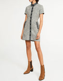 Claudie Pierlot - Vestido Ralfbleue - Bicolore