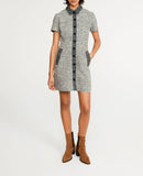 Claudie Pierlot - Vestido Ralfbleue - Bicolore