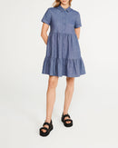 Claudie Pierlot - Ricati Short Dress - Denim