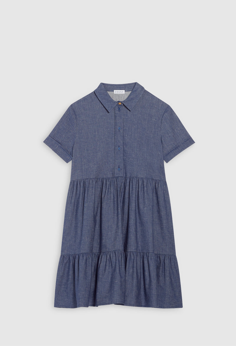 Claudie Pierlot - Vestido corto Ricati - Denim