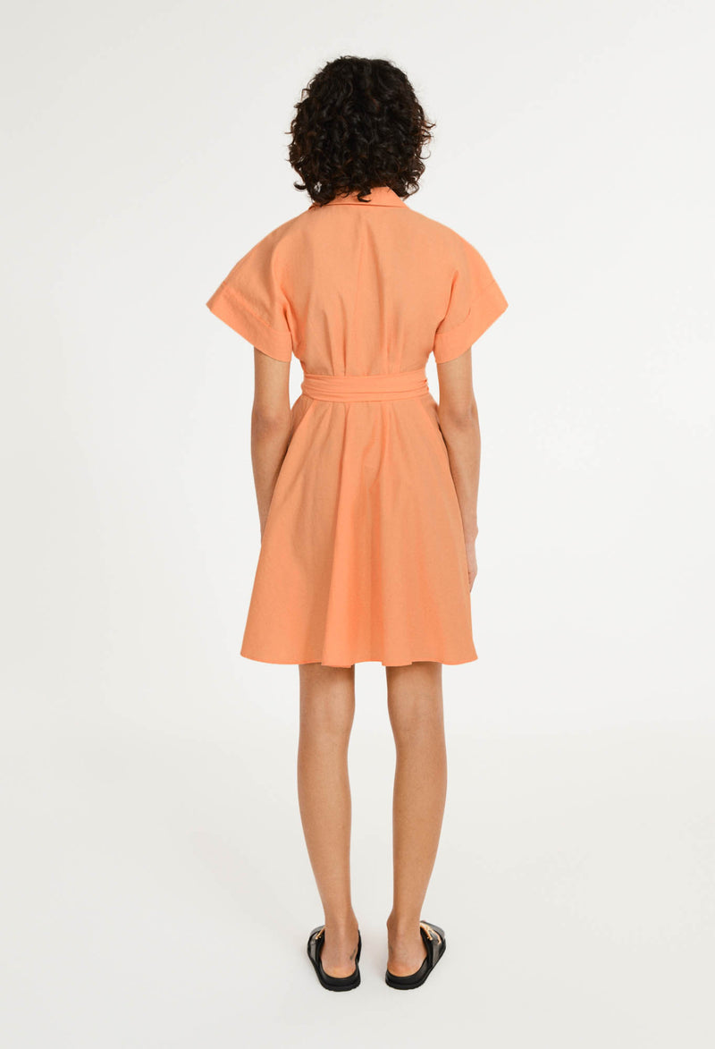 Claudie Pierlot - Vestido Ritchie - Melocotón