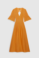 Claudie Pierlot - Rivabella dress - Golden yellow