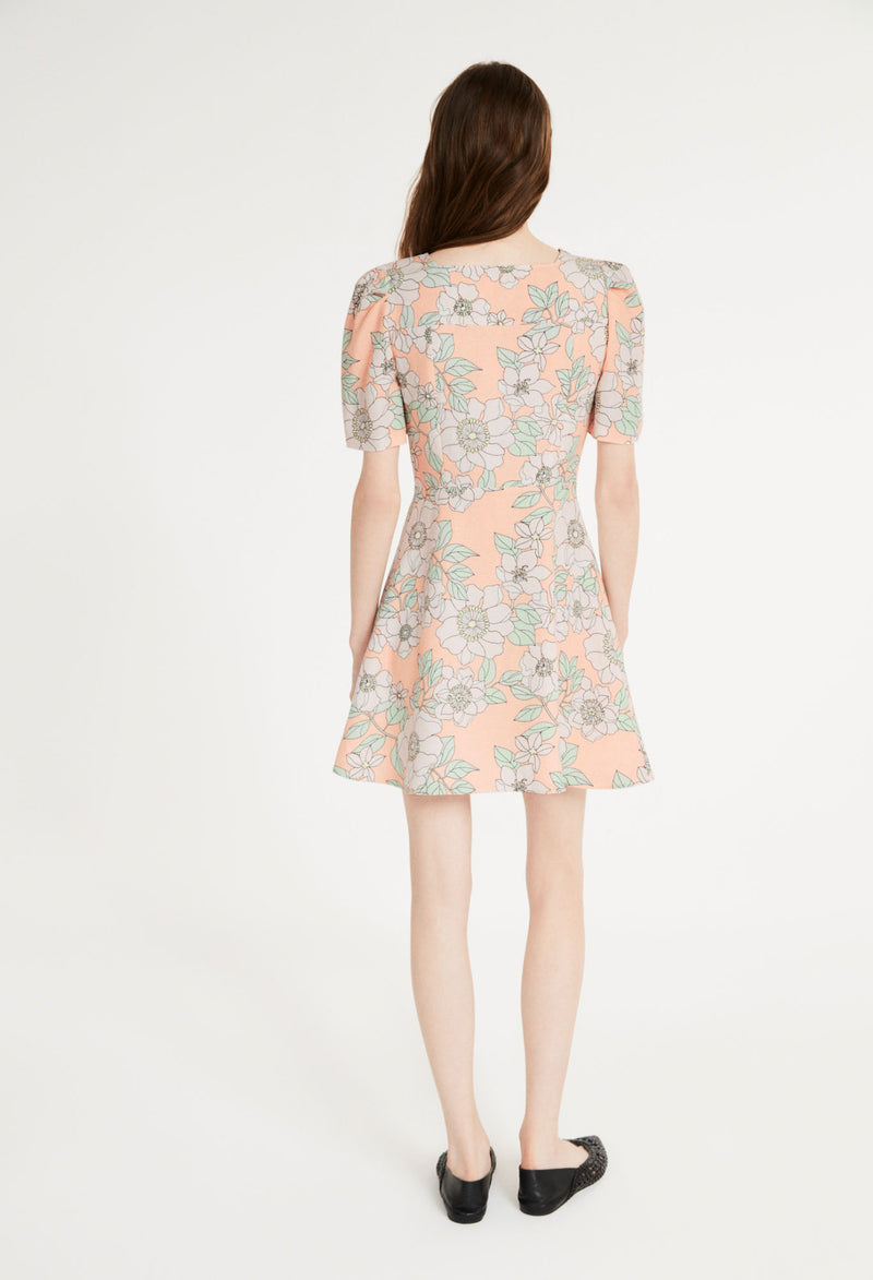 Claudie Pierlot - Vestido Rimebis - Print Clair