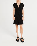 Claudie Pierlot - Vestido Raya - Negro