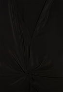 Claudie Pierlot - Vestido Raya - Negro