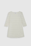 Claudie Pierlot - Vestido Bordado Rififi - Crudo