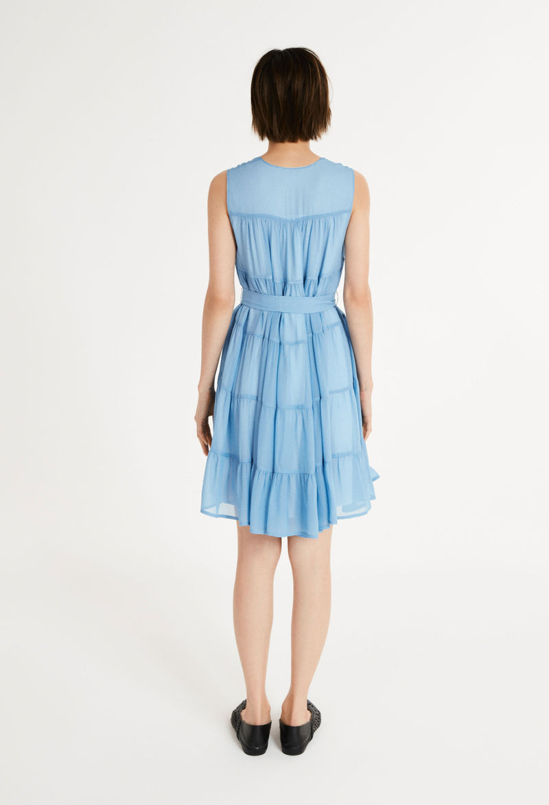 Claudie Pierlot - Rixe Dress - Sky Blue