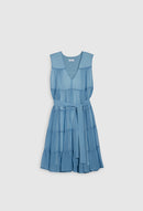 Claudie Pierlot - Vestido Rixe - Azul cielo