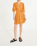 Claudie Pierlot - Raymonde Short Dress - Golden Yellow