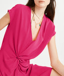 Claudie Pierlot - Robe Rayabis - Fuchsia