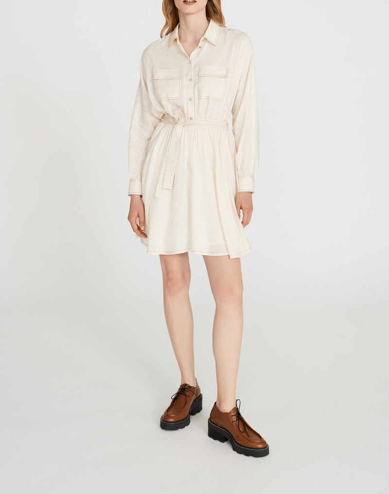 Claudie Pierlot - Roupie Dress - Ecru